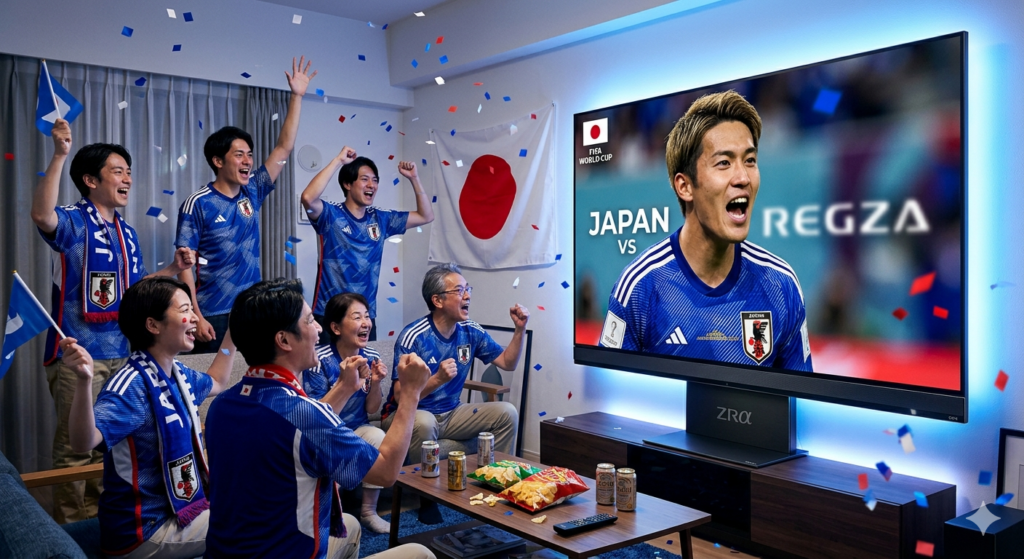 レグザTVでW杯を観戦